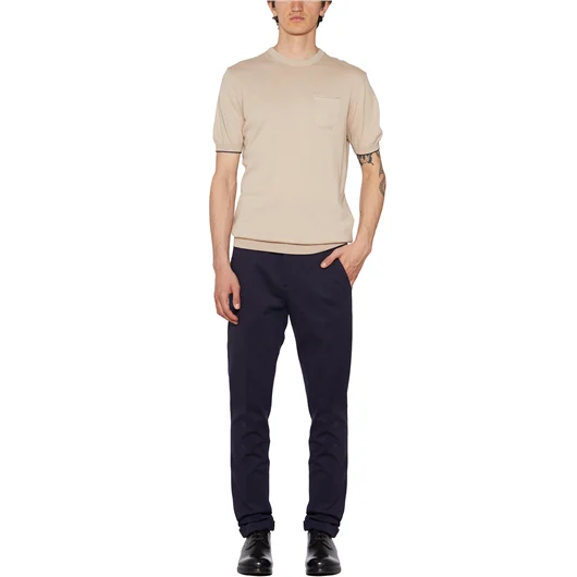 DANIELE ALESSANDRINI MAGLIA GIROCOLLO IN COTONE