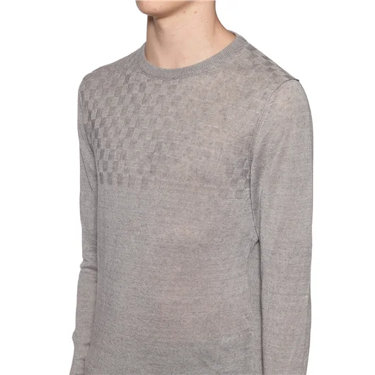 DANIELE ALESSANDRINI MAGLIA GIROCOLLO IN LINO