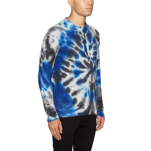 DANIELE ALESSANDRINI MAGLIA TIE DYE IN LANA