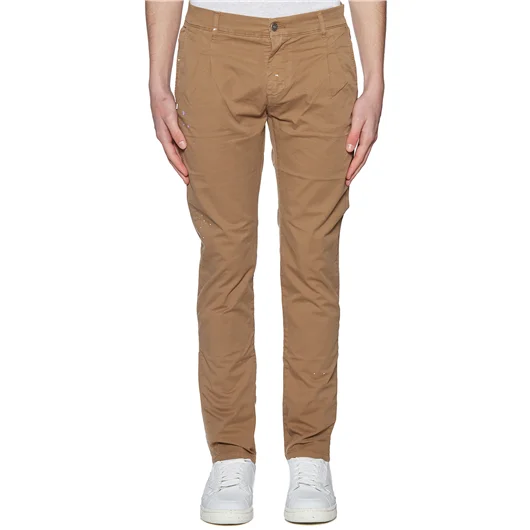 DANIELE ALESSANDRINI PANTALONE CHINO IN COTONE