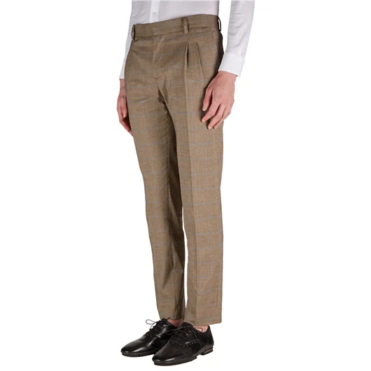 DANIELE ALESSANDRINI PANTALONE IN COTONE STRETCH