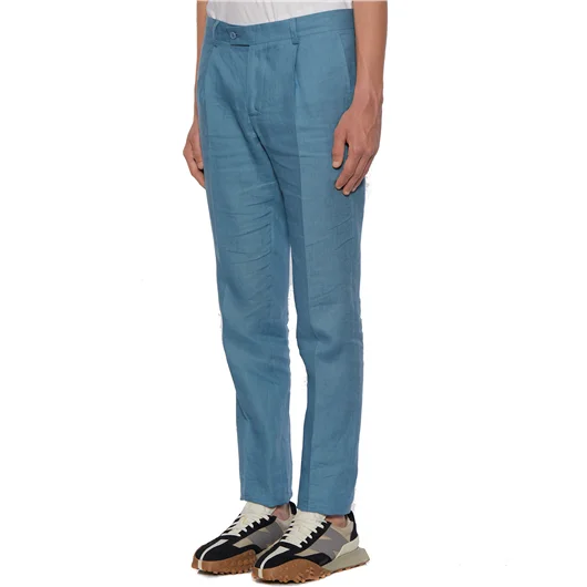 DANIELE ALESSANDRINI PANTALONE IN LINO