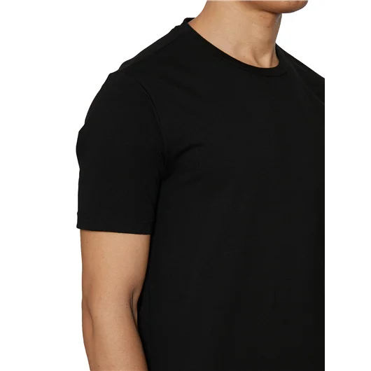 DANIELE ALESSANDRINI T-SHIRT GIROCOLLO IN COTONE