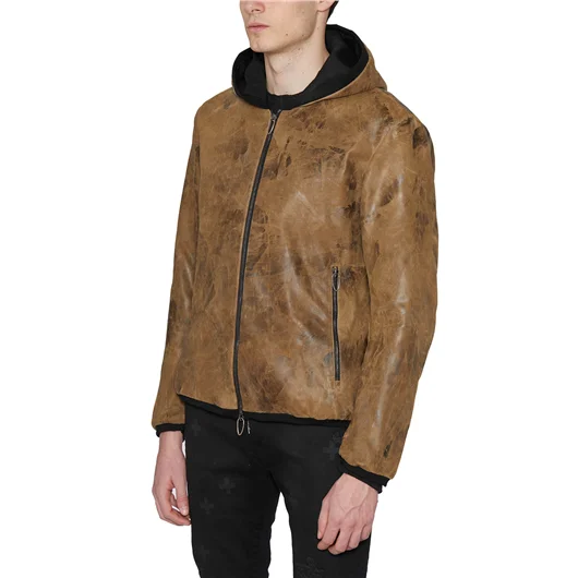 DANIELE BASTA GIUBBOTTO IN CAMOSCIO