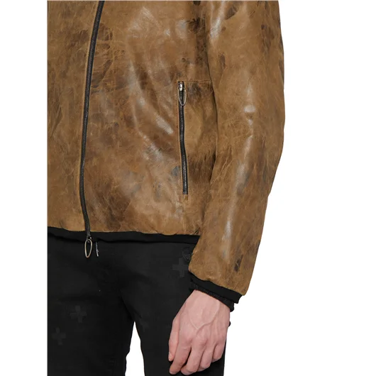 DANIELE BASTA GIUBBOTTO IN CAMOSCIO