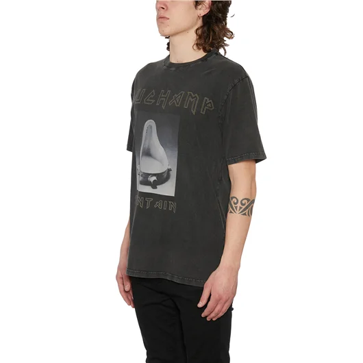 DEATHMASK T-SHIRT GIROCOLLO IN COTONE