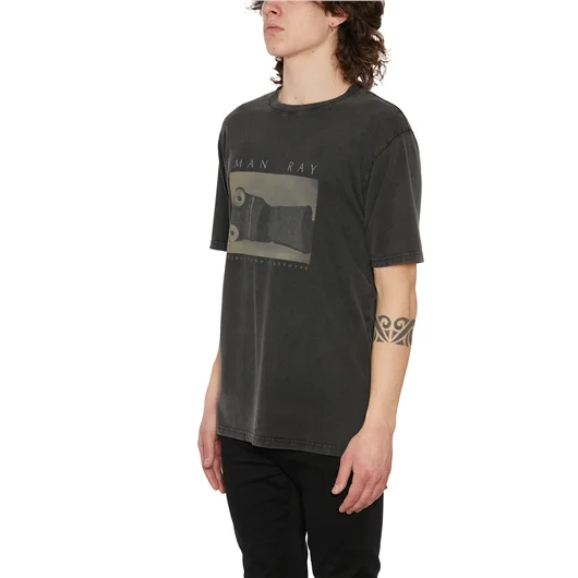 DEATHMASK T-SHIRT GIROCOLLO IN COTONE