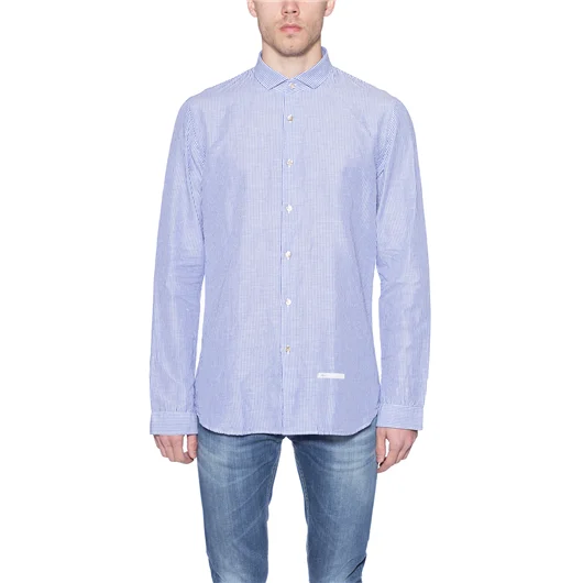 DNL CAMICIA IN COTONE RIGATO