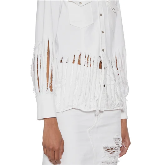 DONDUP CAMICIA TEXANA IN COTONE