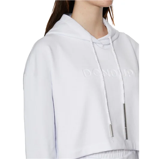 DONDUP FELPA IN COTONE CON CAPPUCCIO