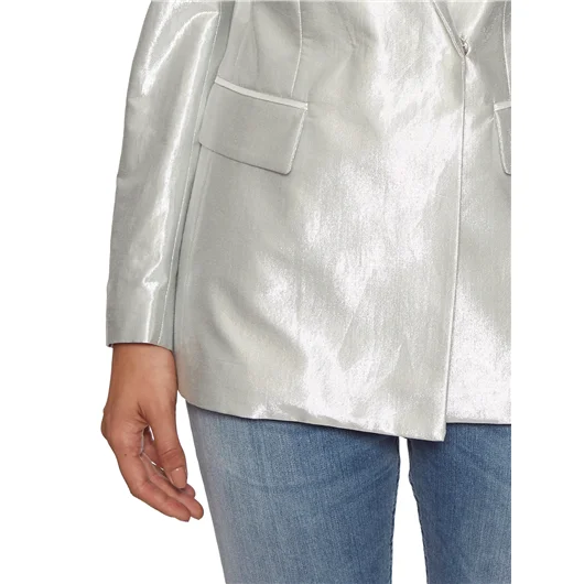 DONDUP GIACCA BLAZER LAMINATA