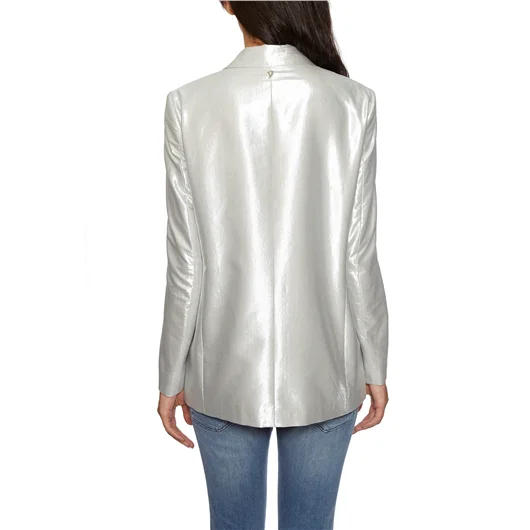 DONDUP GIACCA BLAZER LAMINATA