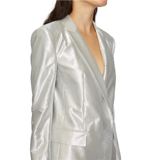 DONDUP GIACCA BLAZER LAMINATA