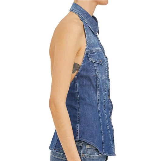 DONDUP GILET IN DENIM