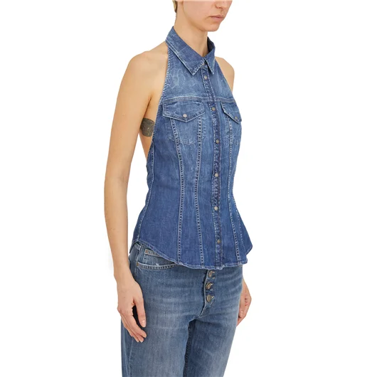 DONDUP GILET IN DENIM