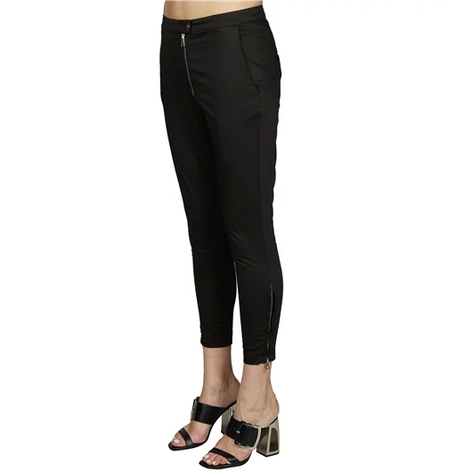 DONDUP PANTALONE IN RASO DI COTONE STRETCH