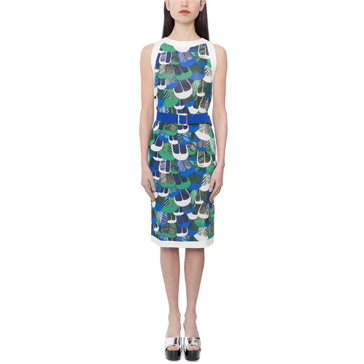 DSQUARED ABITO IN JERSEY STAMPATO