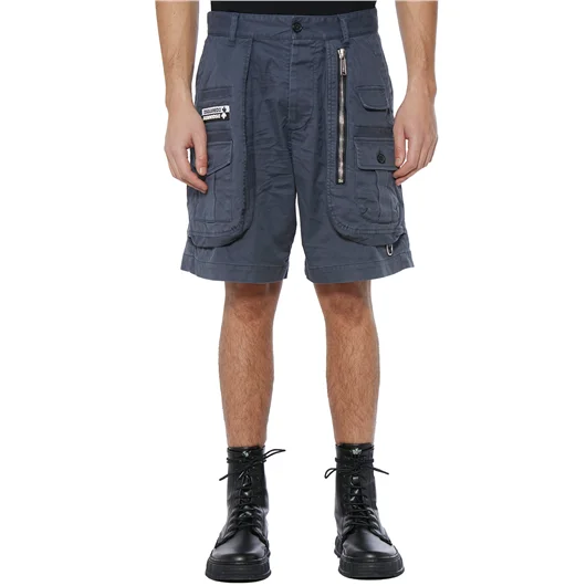 DSQUARED BERMUDA CARGO IN COTONE