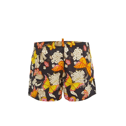 DSQUARED BOXER DA BAGNO MIDI FLOWER