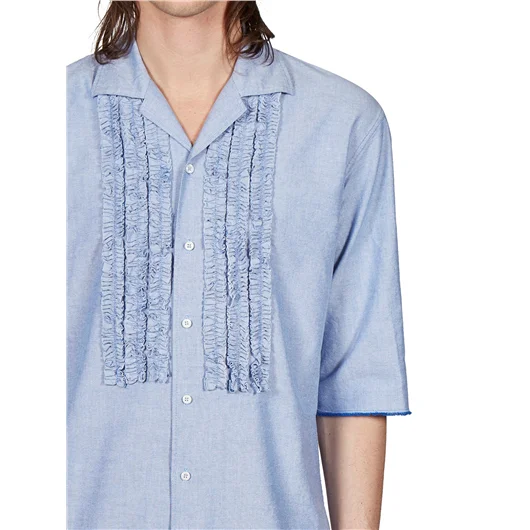 DSQUARED CAMICIA IN COTONE CON JABOT