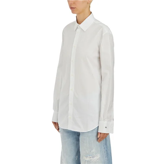 DSQUARED CAMICIA SLIM FIT IN COTONE