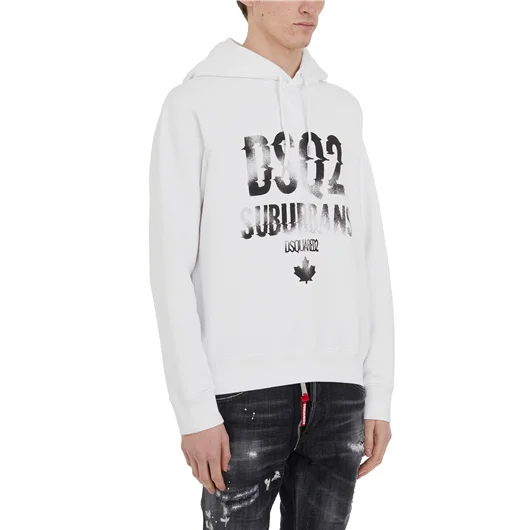 DSQUARED FELPA CON CAPPUCCIO