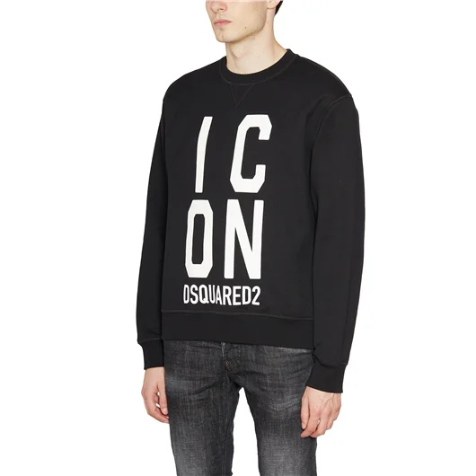 DSQUARED FELPA GIROCOLLO ICON