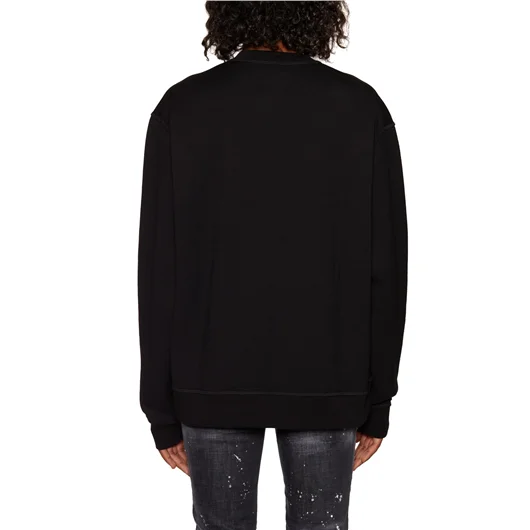 DSQUARED FELPA IN COTONE CON STAMPA