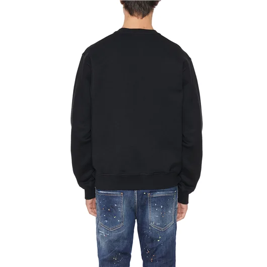 DSQUARED FELPA IN COTONE CON STAMPA