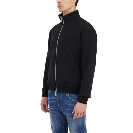 DSQUARED FELPA IN COTONE CON ZIP