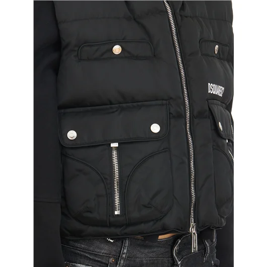 DSQUARED GILET IMBOTTITO MULTIPOCKET