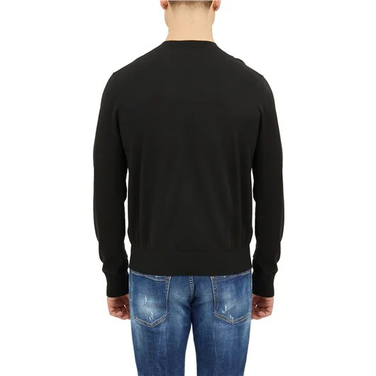 DSQUARED MAGLIA SCOLLO A V IN COTONE