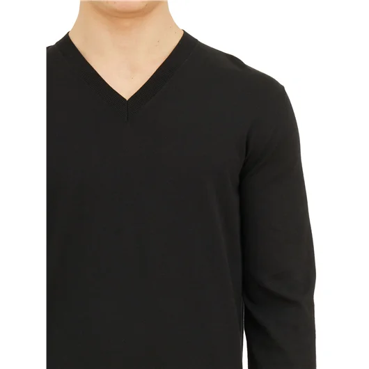 DSQUARED MAGLIA SCOLLO A V IN COTONE
