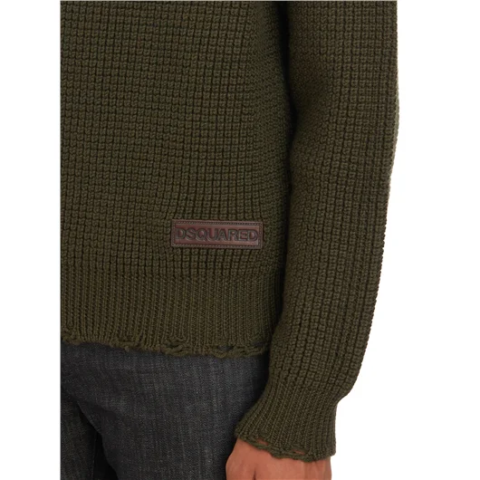 DSQUARED MAGLIONE IN LANA VERGINE