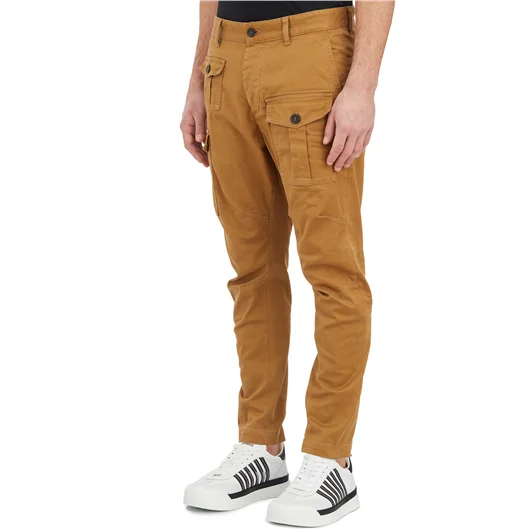 DSQUARED PANTALONE CARGO IN COTONE
