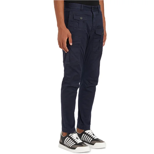 DSQUARED PANTALONE CARGO IN COTONE