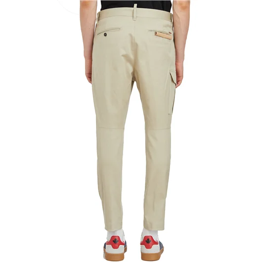 DSQUARED PANTALONE CARGO IN COTONE