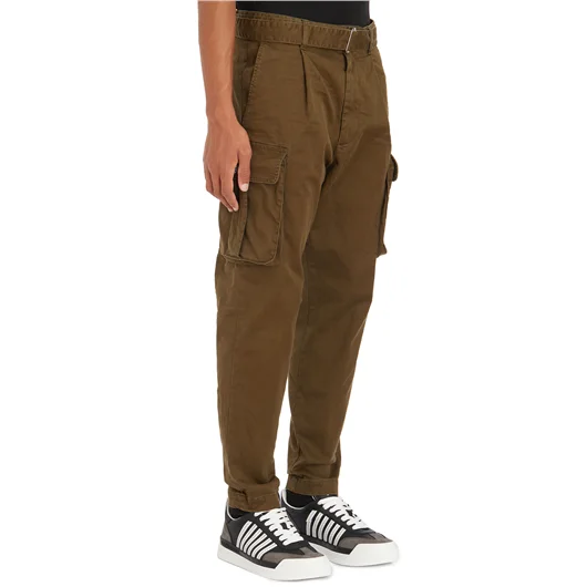 DSQUARED PANTALONE CARGO IN COTONE