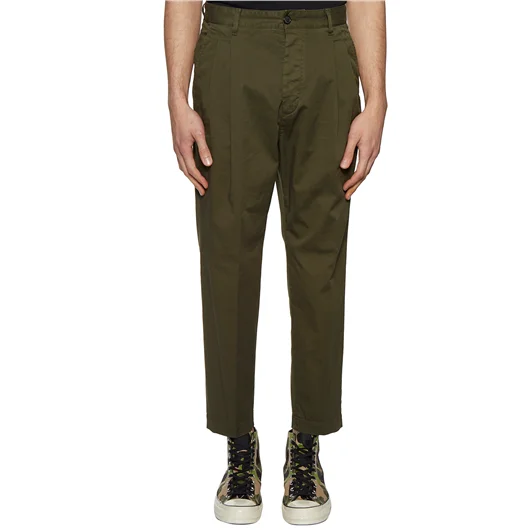 DSQUARED PANTALONE IN COTONE 2 PLEATS FIT