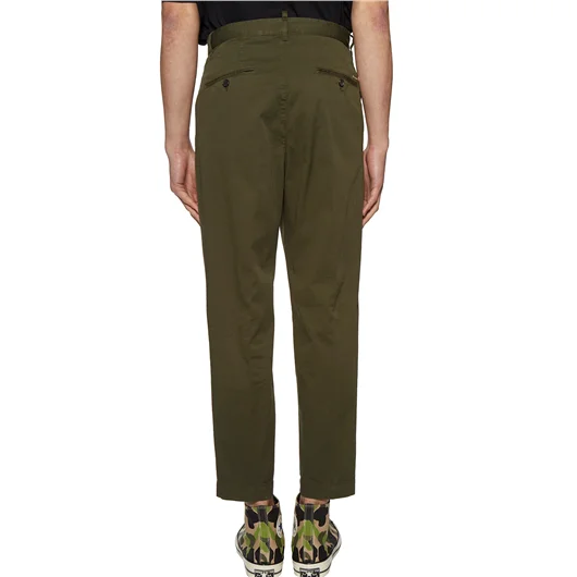 DSQUARED PANTALONE IN COTONE 2 PLEATS FIT