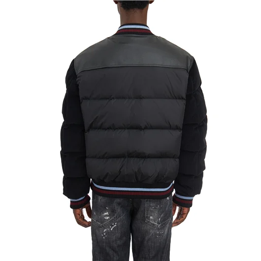 DSQUARED PIUMINO MIXED BOMBER