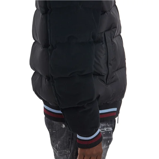 DSQUARED PIUMINO MIXED BOMBER