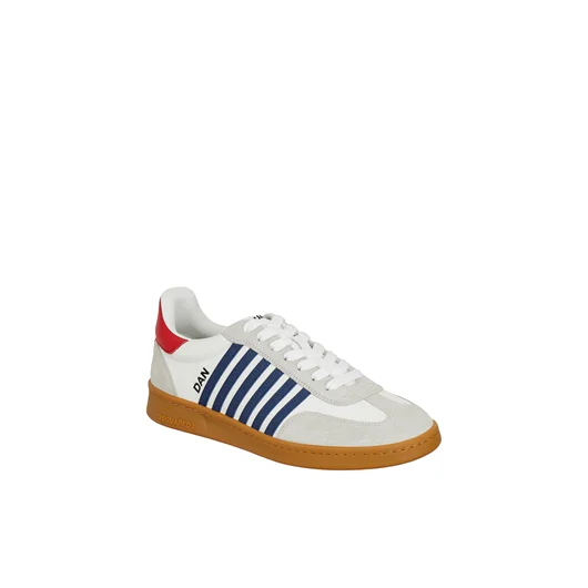 DSQUARED SNEAKER LOW TOP CON BANDE A CONTRASTO