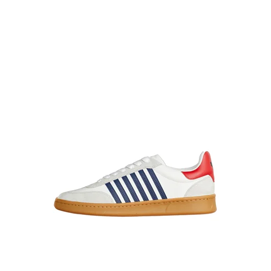DSQUARED SNEAKER LOW TOP CON BANDE A CONTRASTO