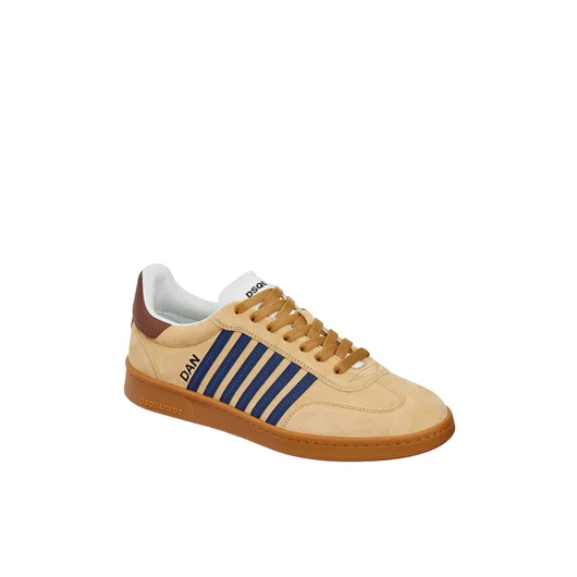 DSQUARED SNEAKER LOW TOP CON BANDE A CONTRASTO