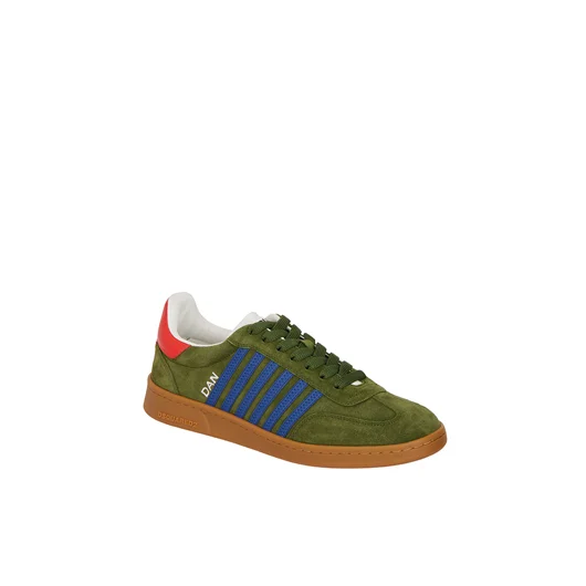 DSQUARED SNEAKER LOW TOP CON BANDE A CONTRASTO