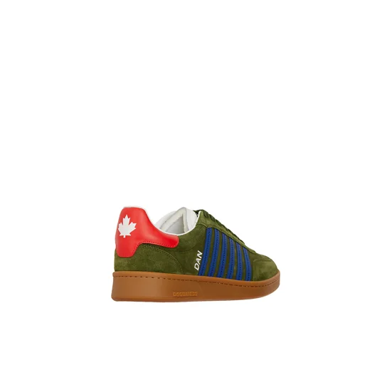 DSQUARED SNEAKER LOW TOP CON BANDE A CONTRASTO