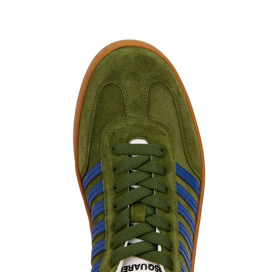 DSQUARED SNEAKER LOW TOP CON BANDE A CONTRASTO