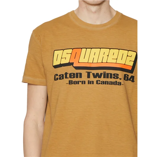 DSQUARED T-SHIRT IN COTONE CON STAMPA
