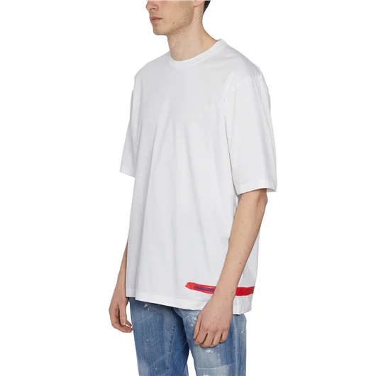 DSQUARED T-SHIRT IN COTONE CON STAMPA